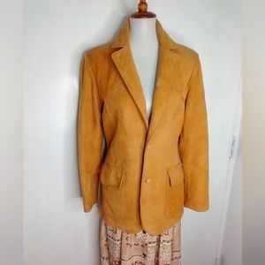 VINTAGE BUTTER SOFT SUEDE WESTERN JACKET